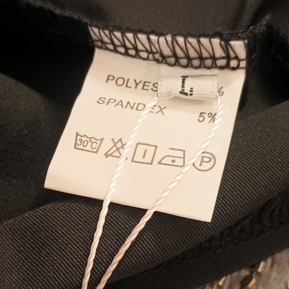 Black Rhinestone Fringe Mini Dress | Spaghetti Strap Night Out Style - Picture 6 of 8